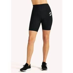 PELOTON Cadent 7'' High Rise Pocket Bike Shorts Compression Fit Black Size XS